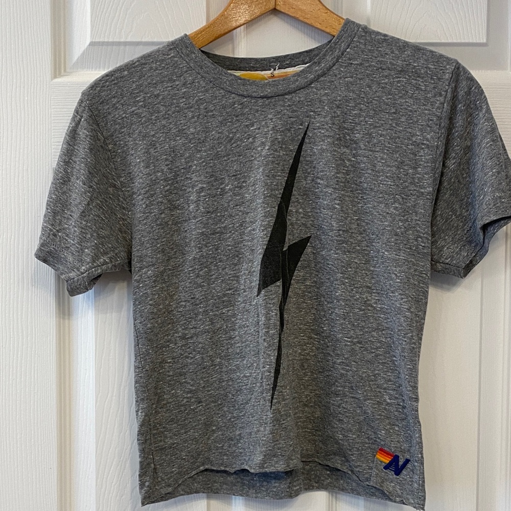 Aviator Nation Heather Gray Tee